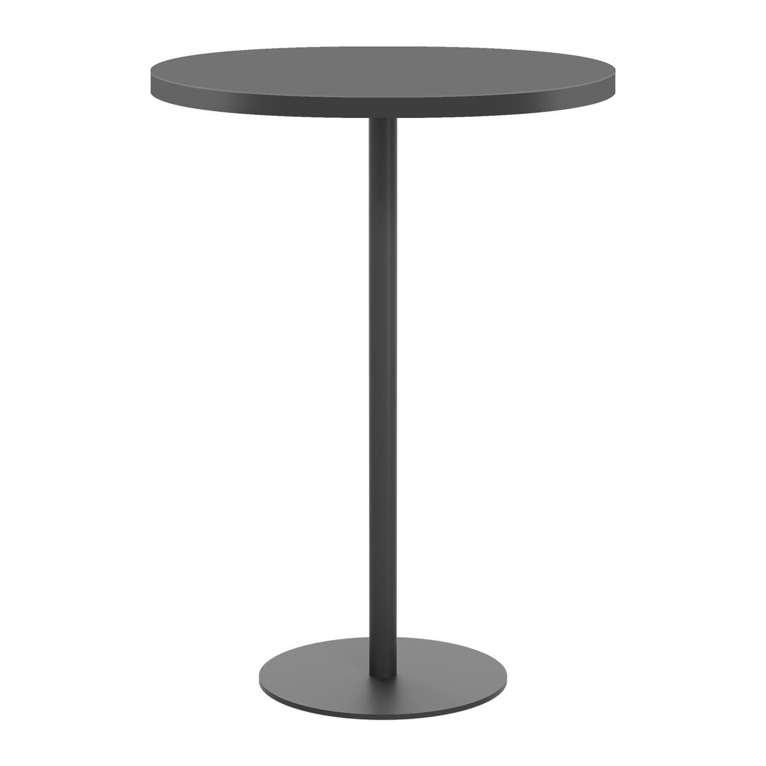 Contract Table High  800mm Black/Black