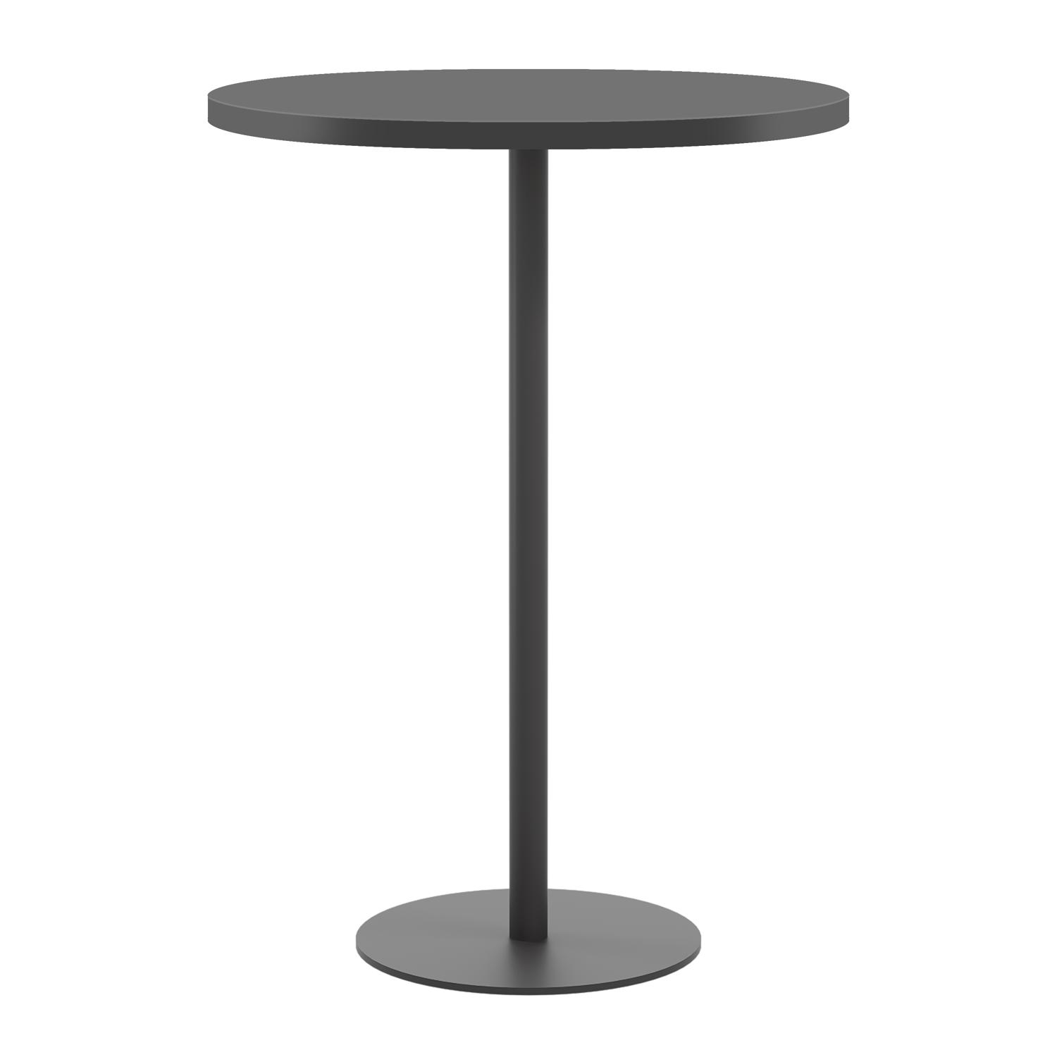 Contract Table High  800mm Black/Black