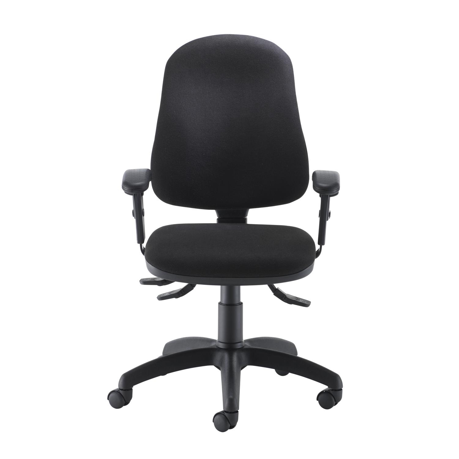 Calypso 2 Deluxe Chair Adjustable Arms Black