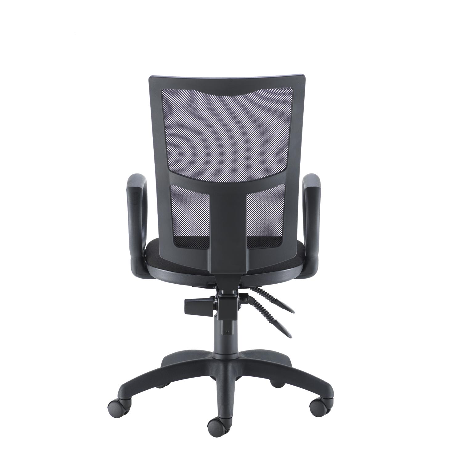 Calypso 2 Mesh Office Chair Fixed Arms Black Calypso 2 Mesh Office Chair Fixed Arms Black