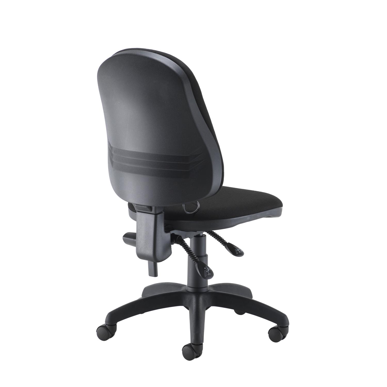 Calypso Ergo 2 Lever Office Chair with Lumbar Pump No Arms Black