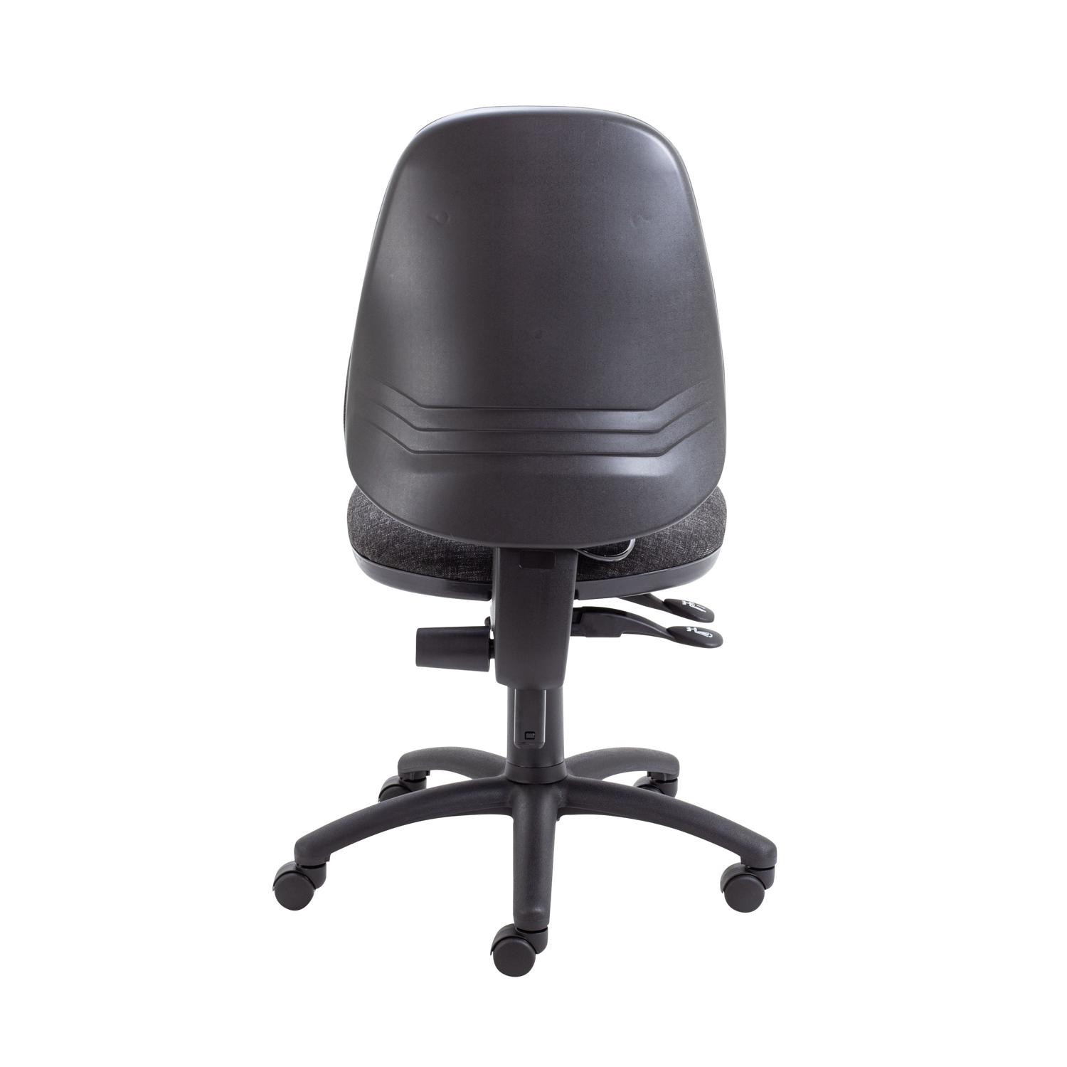 Calypso Ergo 2 Lever Office Chair with Lumbar Pump No Arms Charcoal