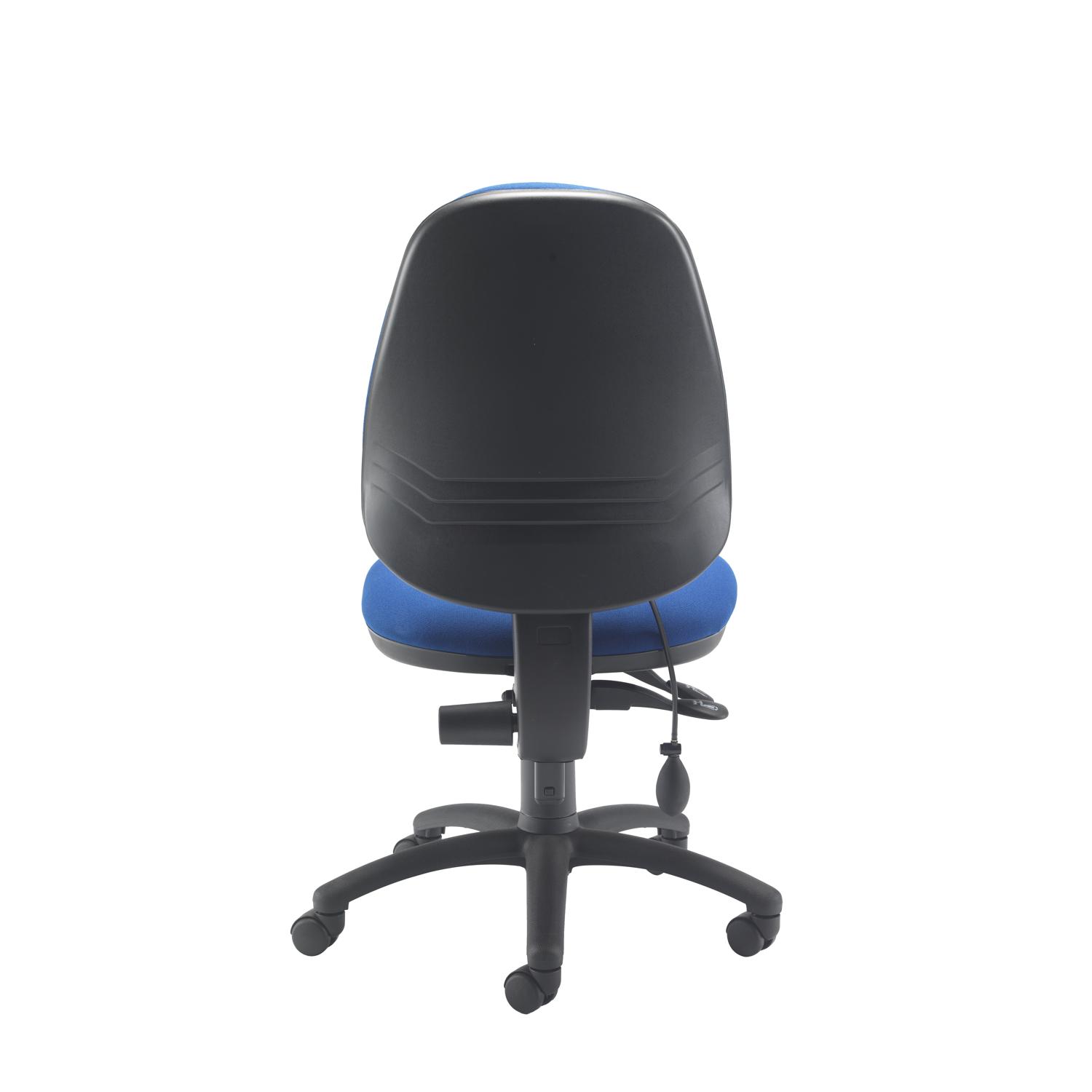 Calypso Ergo 2 Lever Office Chair with Lumbar Pump No Arms Royal Blue