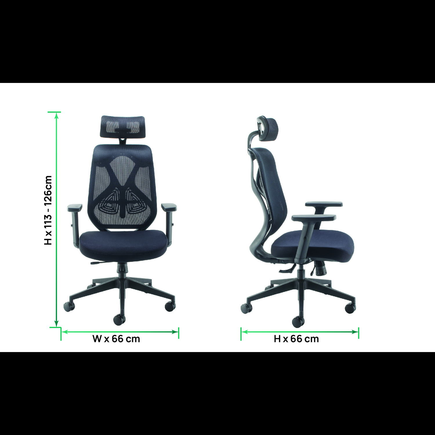Denali Visitor Chair Black