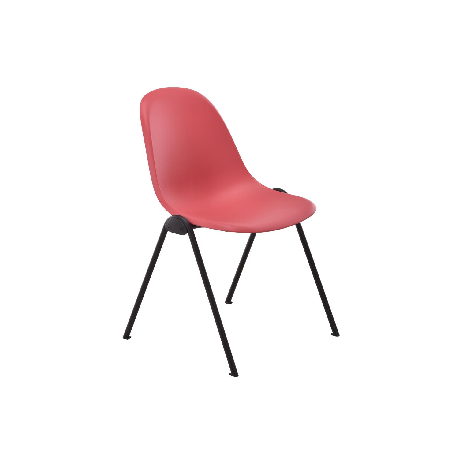 Lizzie 4 Leg Chair (Red)