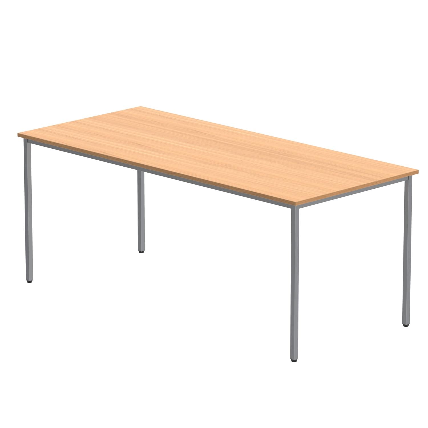 Office Rectangular Multi-Use Table  1800X800 Norwegian Beech/Silver
