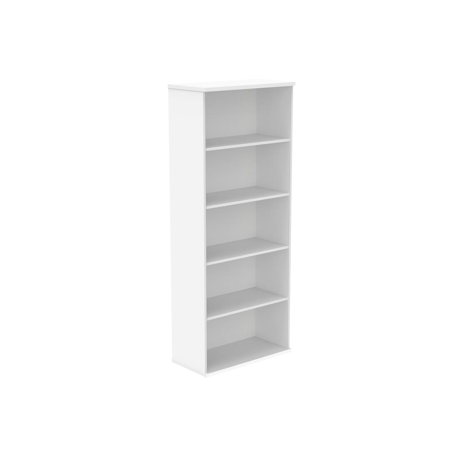 Bookcase  4 Shelf 1980 High Arctic White
