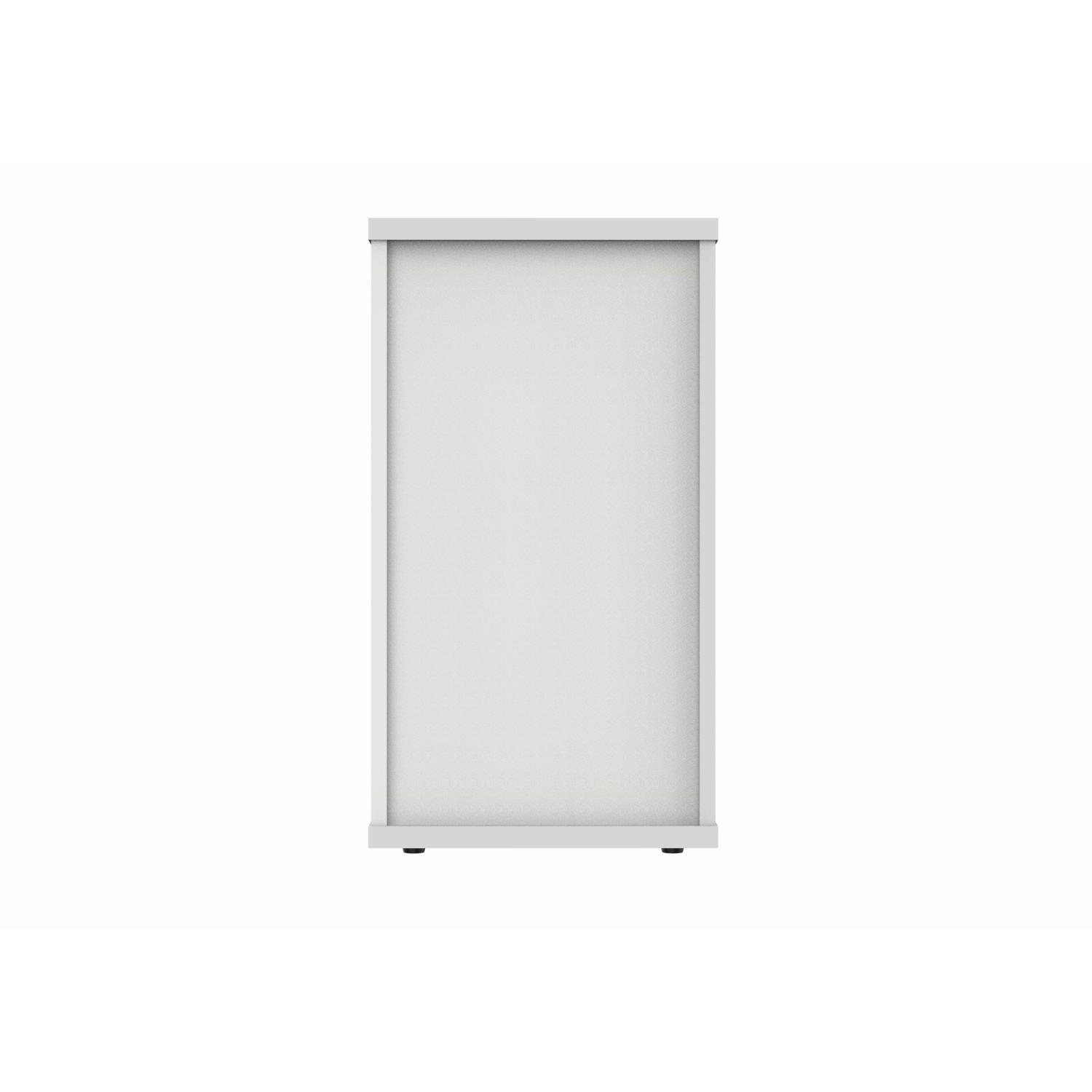 Desk High Office Storage Unit  800 Deep Arctic White