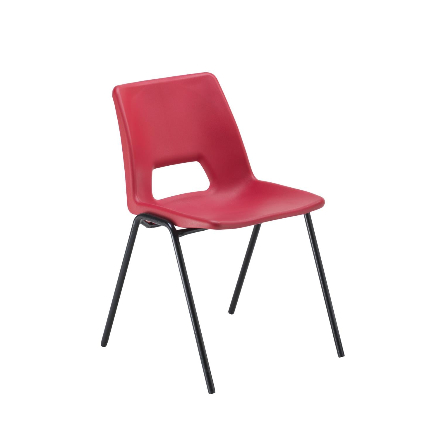 Economy Polypropylene Chair (Red)