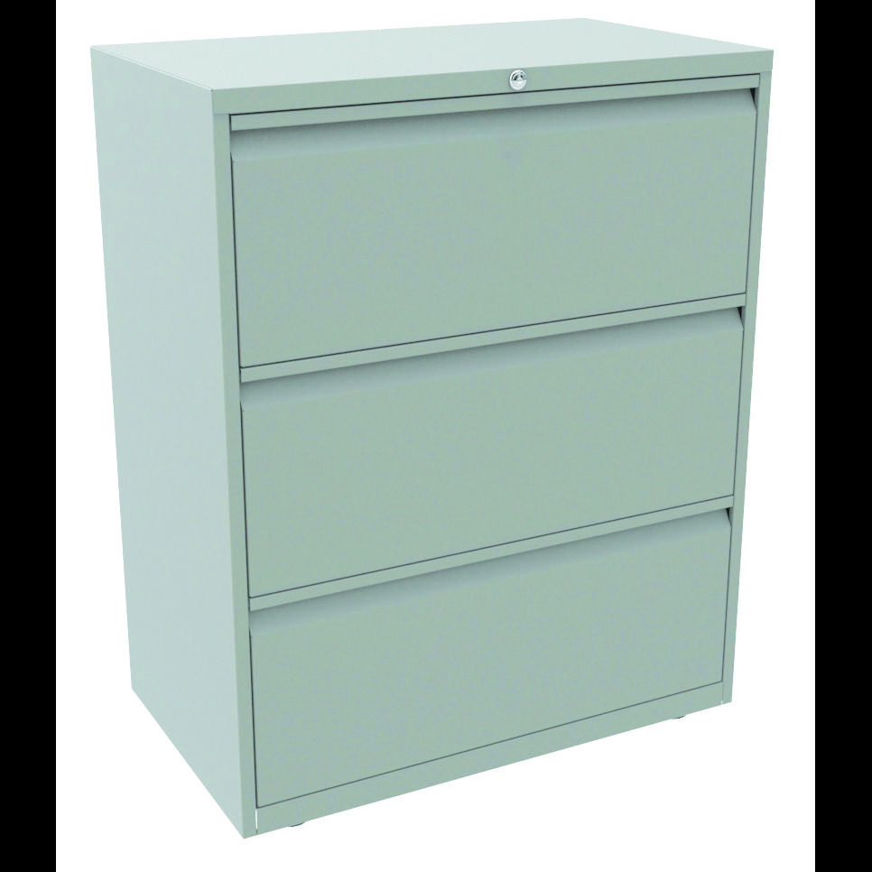Bisley Essentials Steel 3 Drawer Side Filer Light Grey Bisley Essentials Steel 3 Drawer Side Filer Light Grey