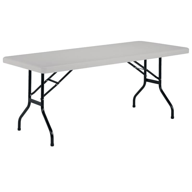 Folding Rectangular Table 1210 White