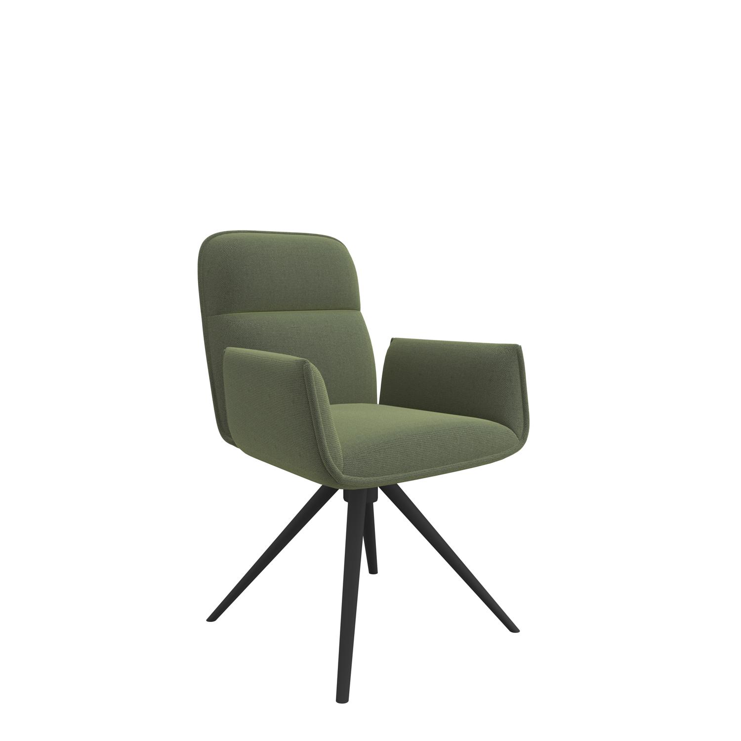 Faze Armchair with 4 Star Base (Green/Black)