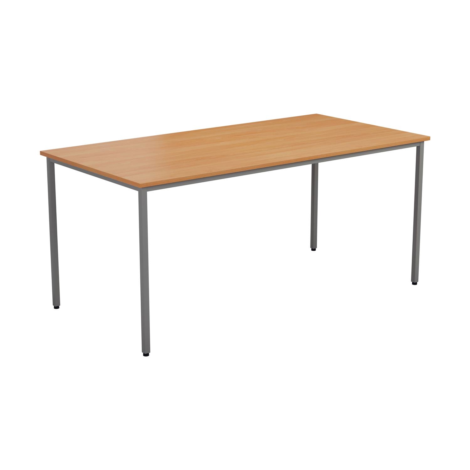 Rectangular Multipurpose Table 1800 X 800 Beech/Silver Rectangular Multipurpose Table 1800 X 800 Beech/Silver