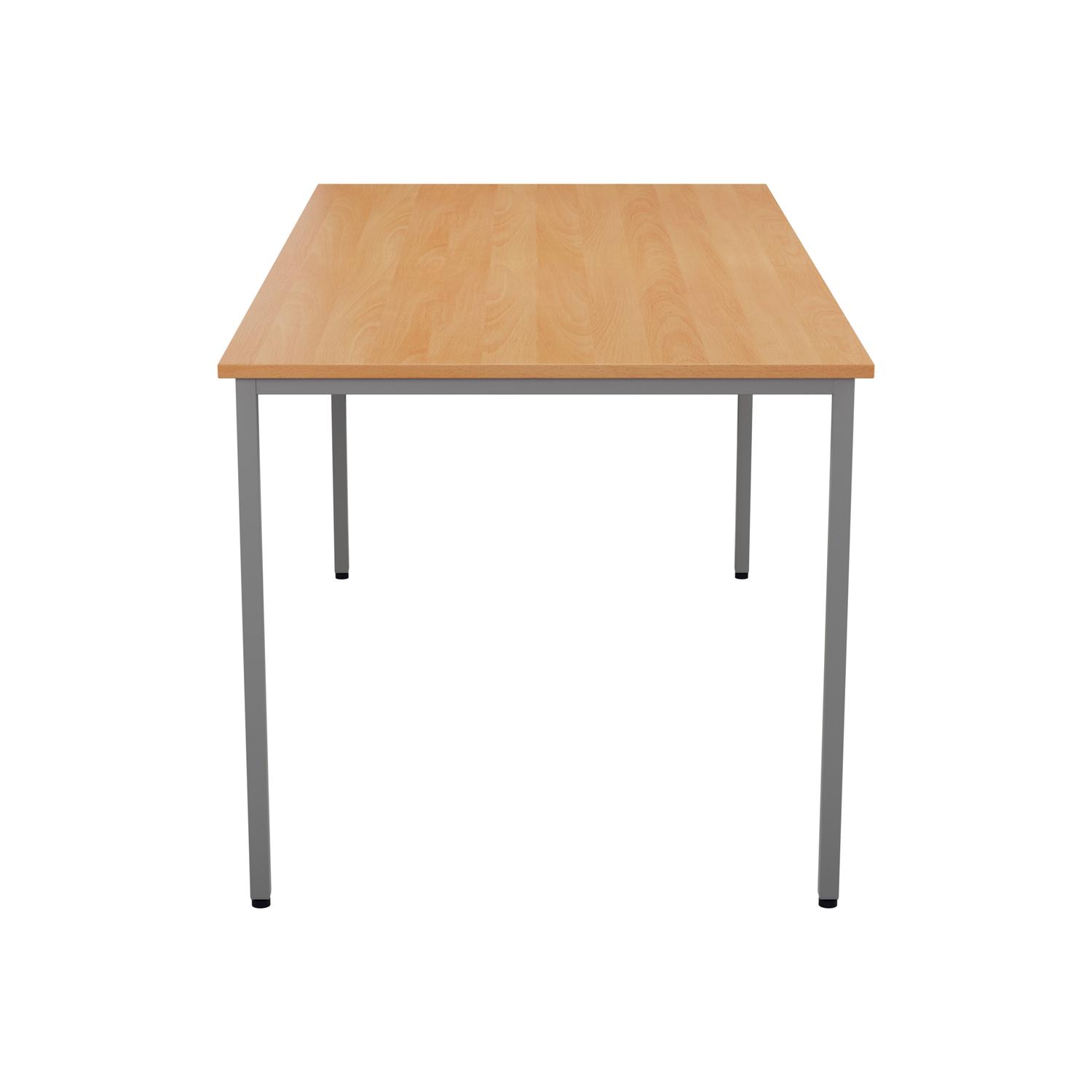 Rectangular Multipurpose Table 1800 X 800 Beech/Silver Rectangular Multipurpose Table 1800 X 800 Beech/Silver