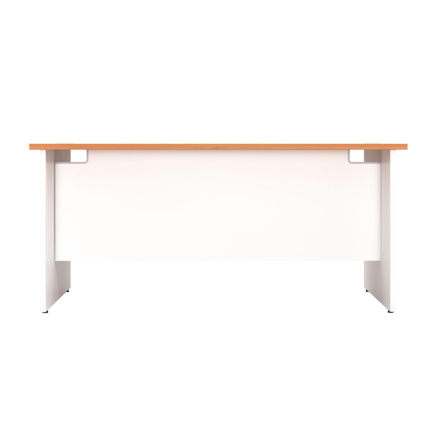 Panel Rectangular Desk: 800mm Deep 1800X800 Beech/White