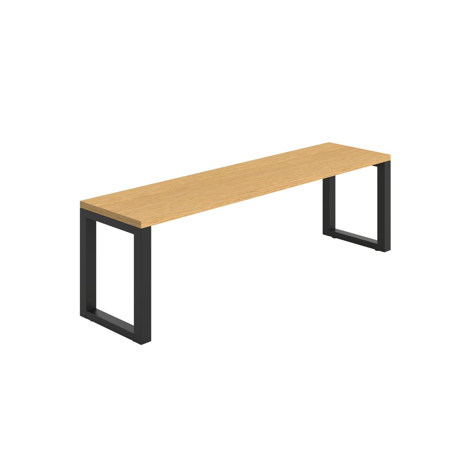 Picnic Bench (Sorano Oak/Black)