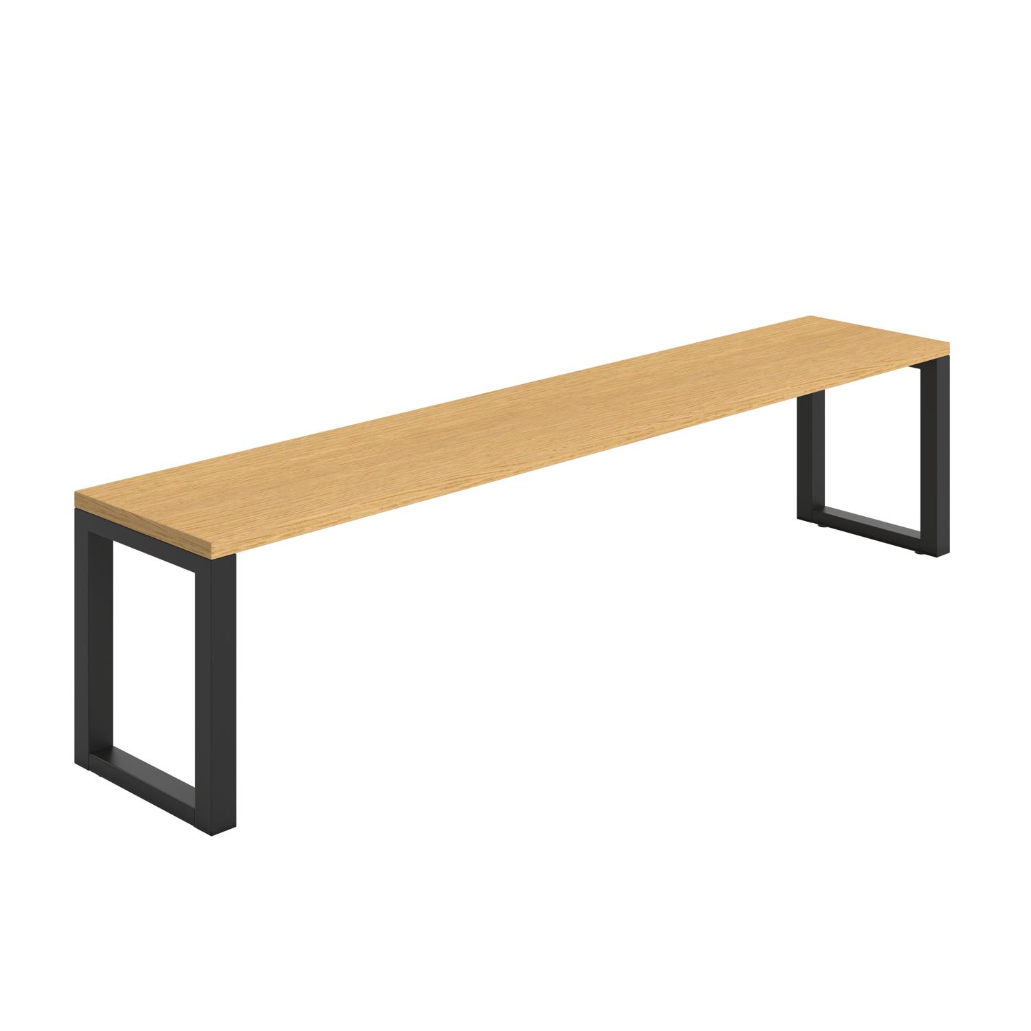 Picnic Bench  1800 Sorano Oak/Black