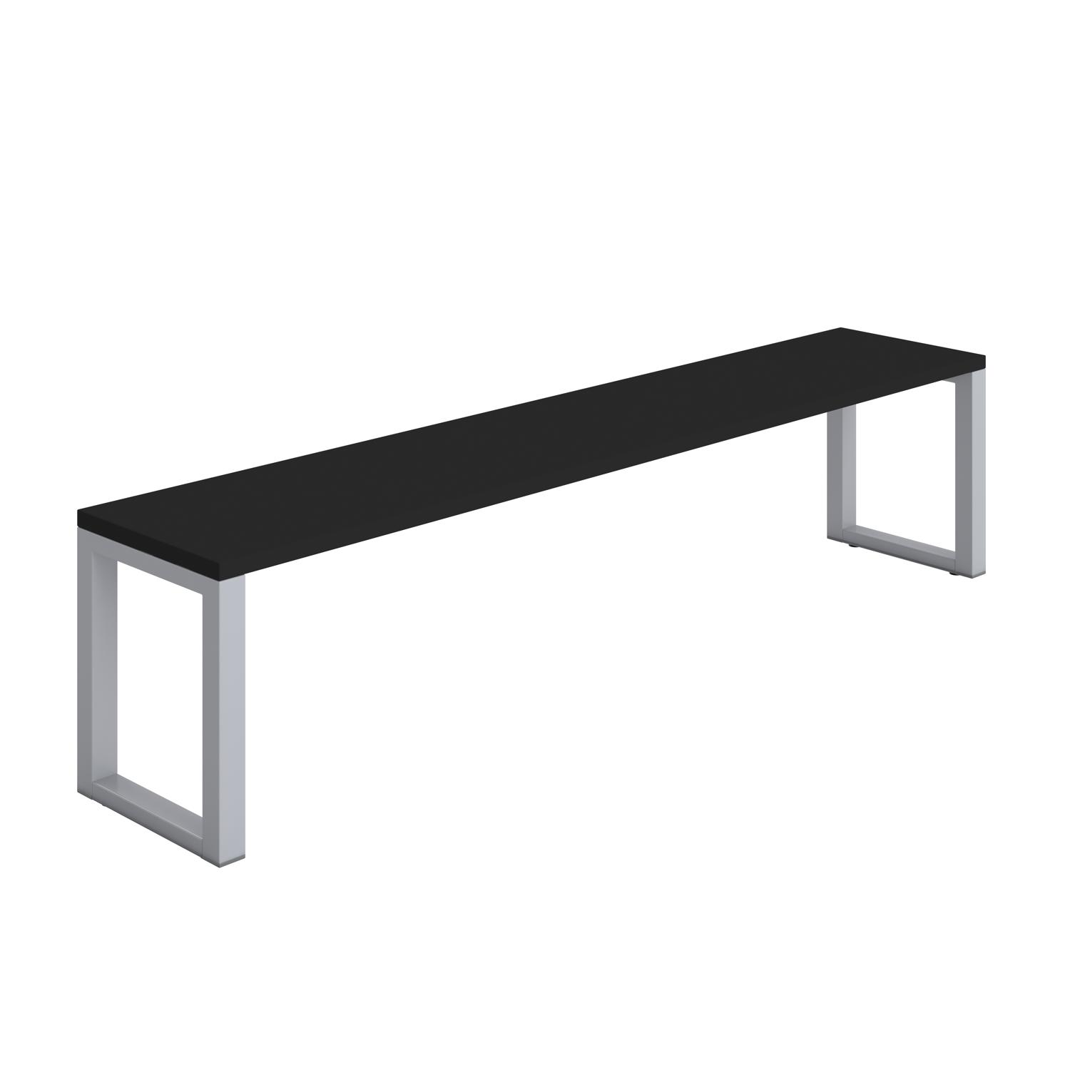 Picnic Bench (Black/Silver)