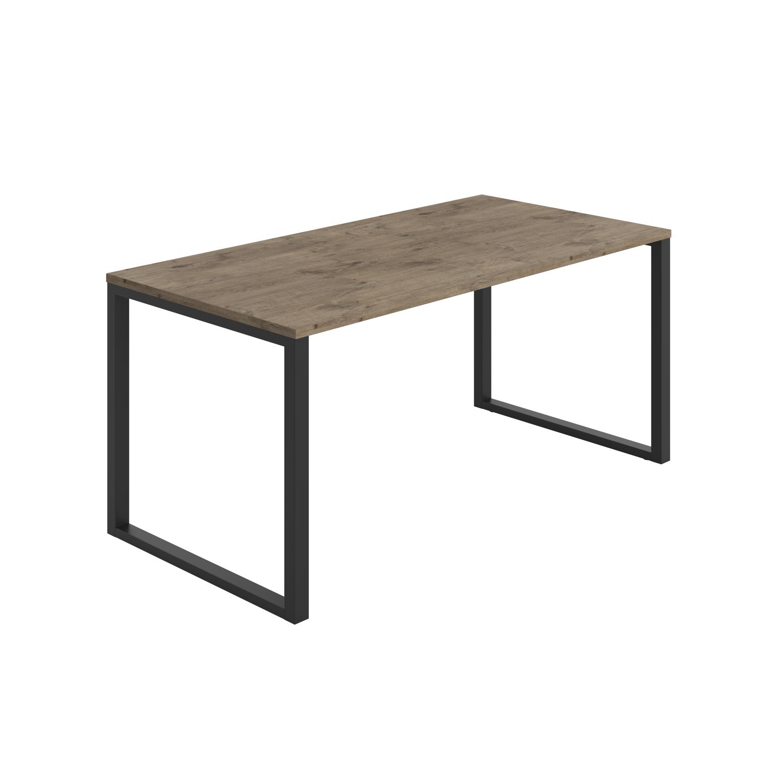 Picnic High Table  1600X800 Grey Nebraska Oak/Black