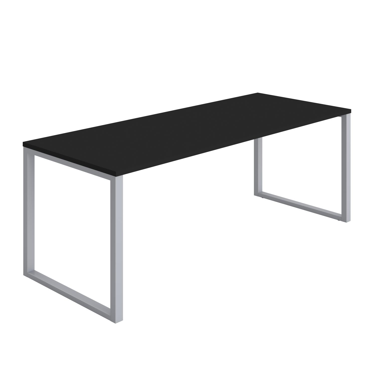 Picnic High Table  2000X800 Black/Silver