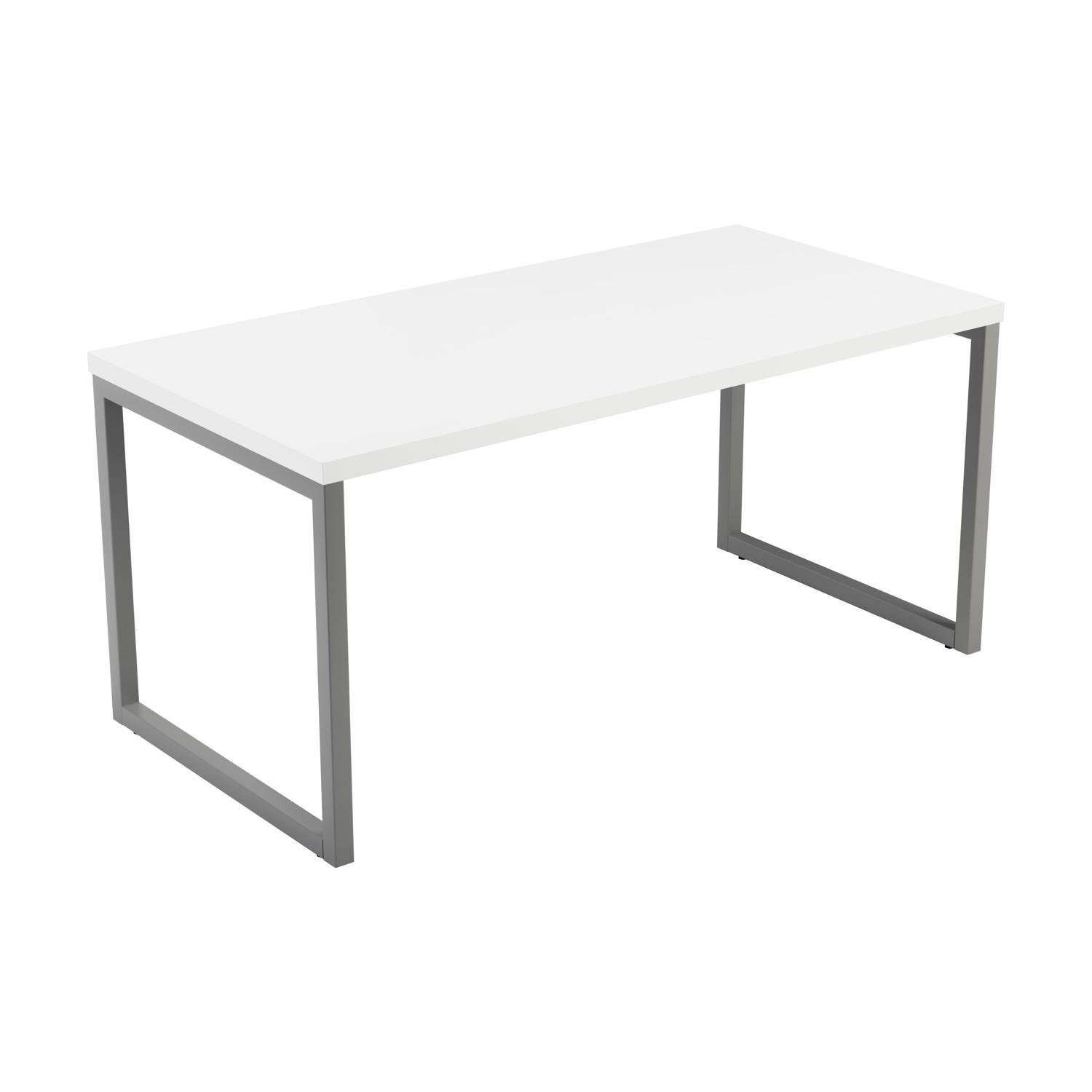 Picnic Low Table  1600X800 White/Silver