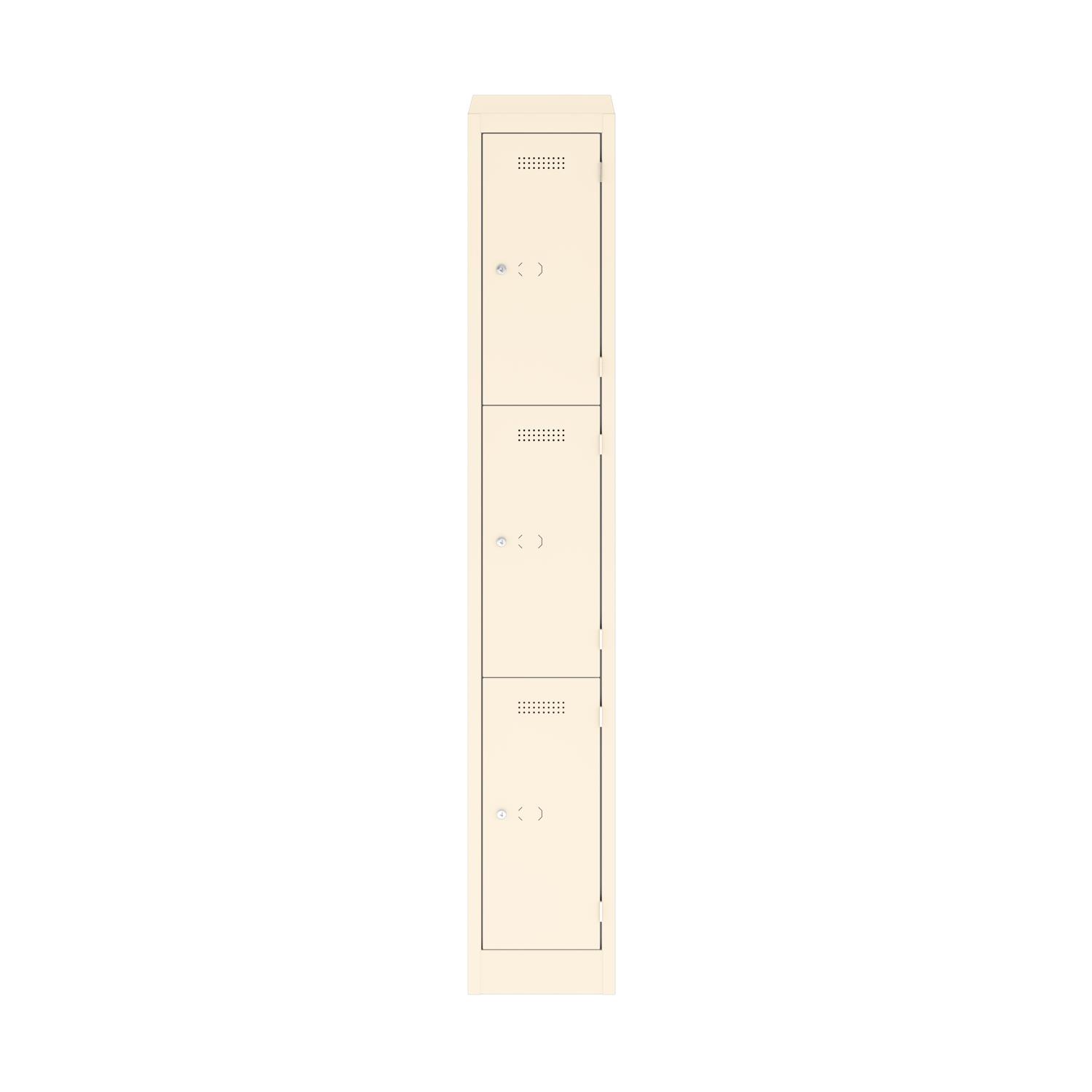 Primary 3 Door Single Locker Column Chalk