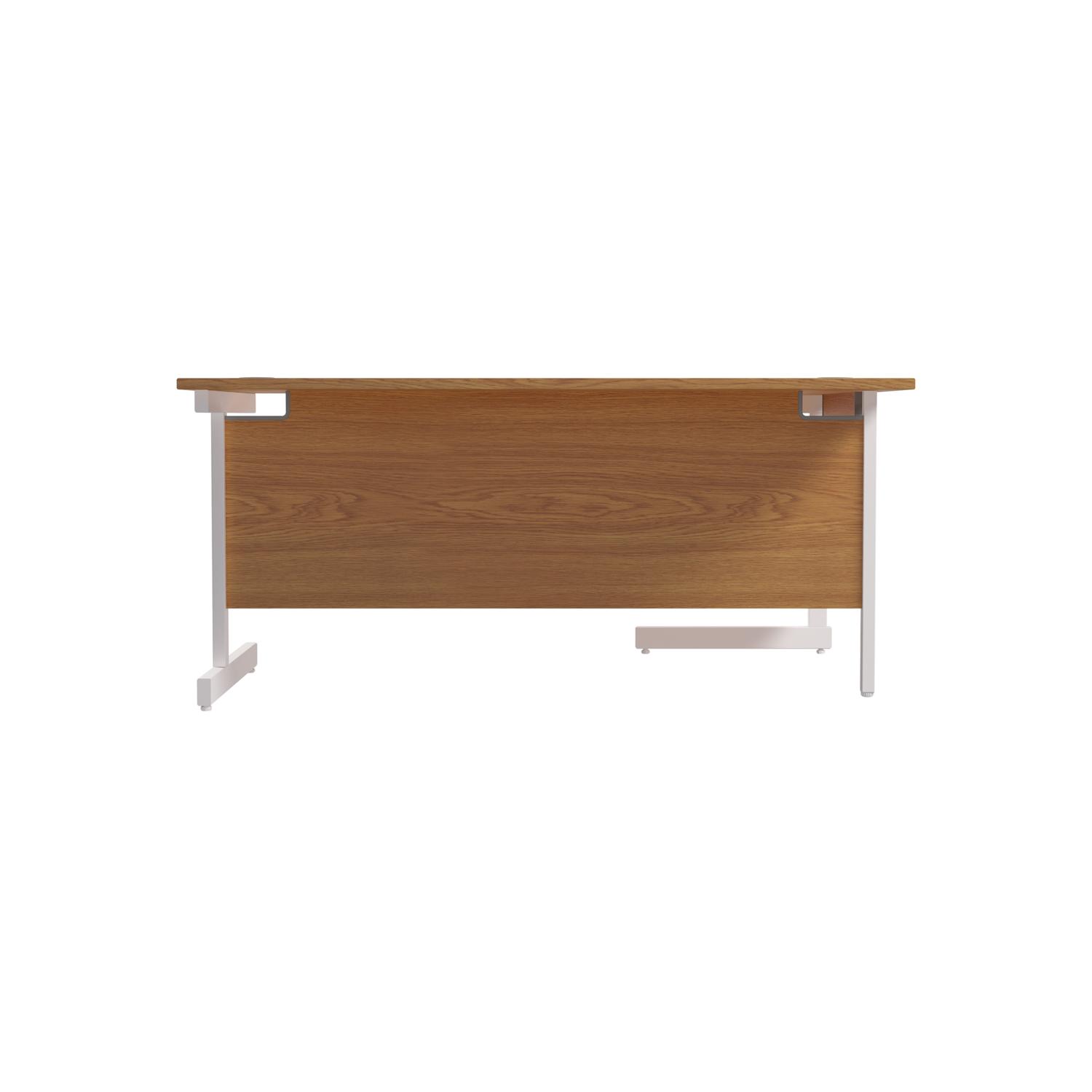 Single Upright Left Hand Radial Desk 1800 X 1200 Nova Oak/White Single Upright Left Hand Radial Desk 1800 X 1200 Nova Oak/White