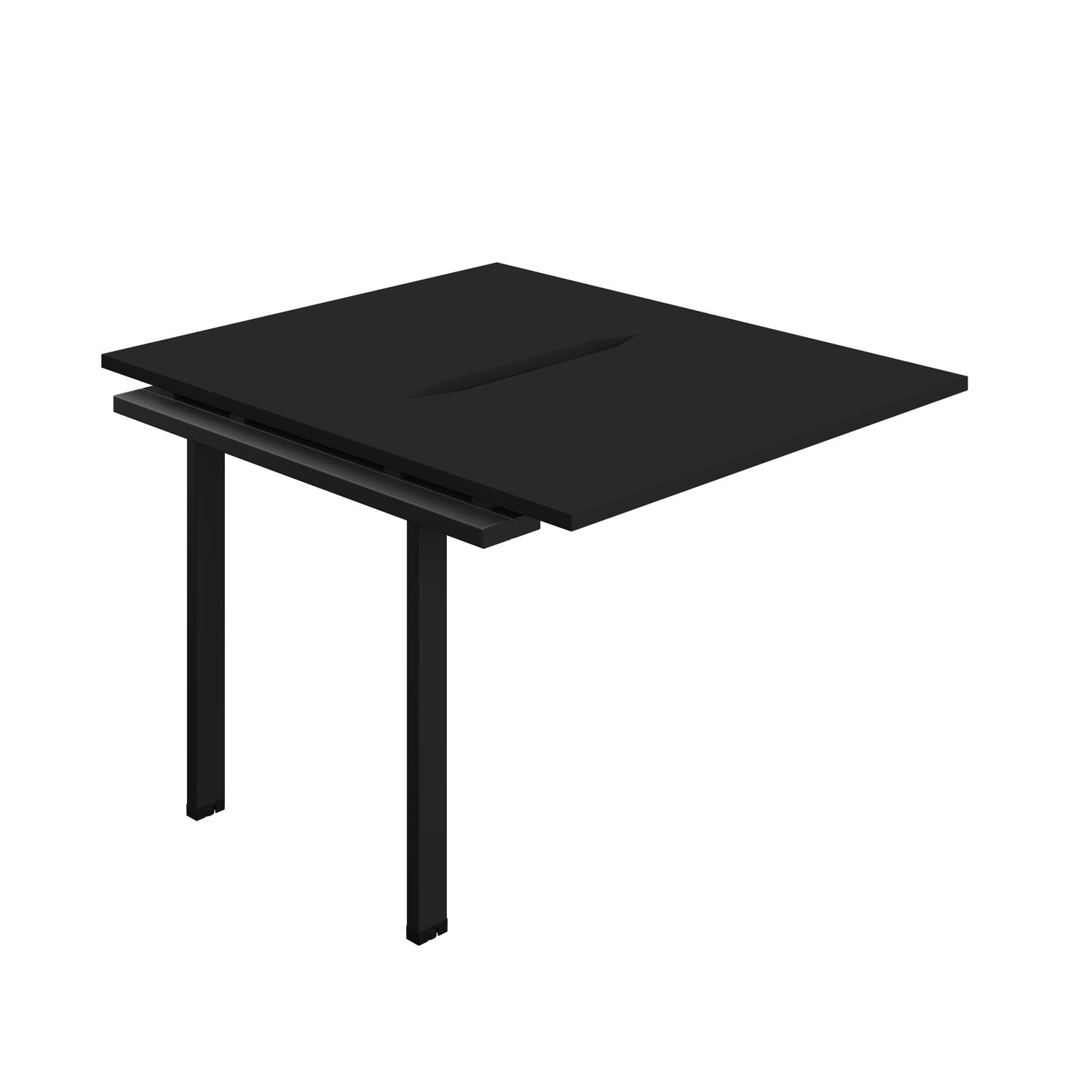 Synergy Bench Extension with Cut Out: 2 Person : 1000 600 Black/Black