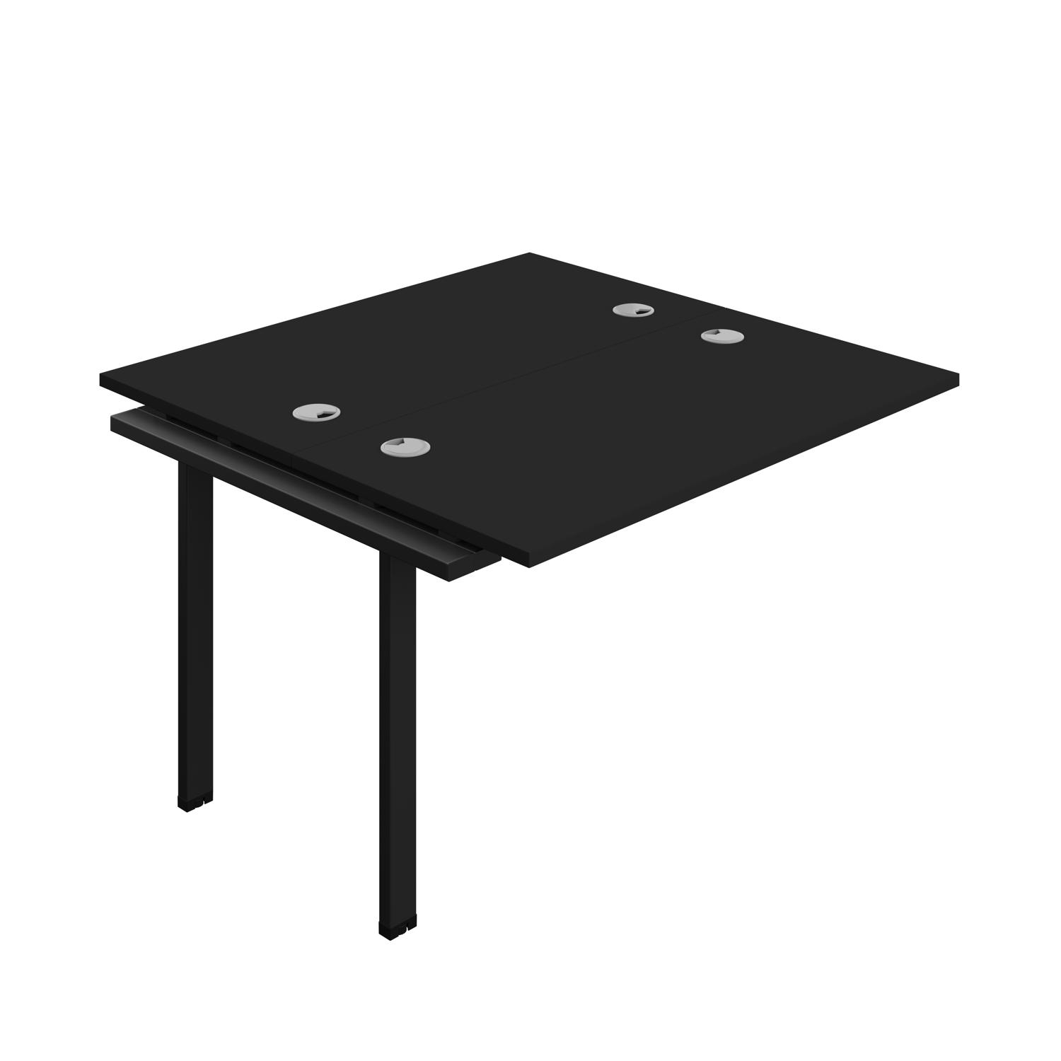 Synergy Bench Extension with Cable Ports: 2 Person : 1200 700 Black/Black Synergy Bench Extension with Cable Ports: 2 Person : 1200 700 Black/Black