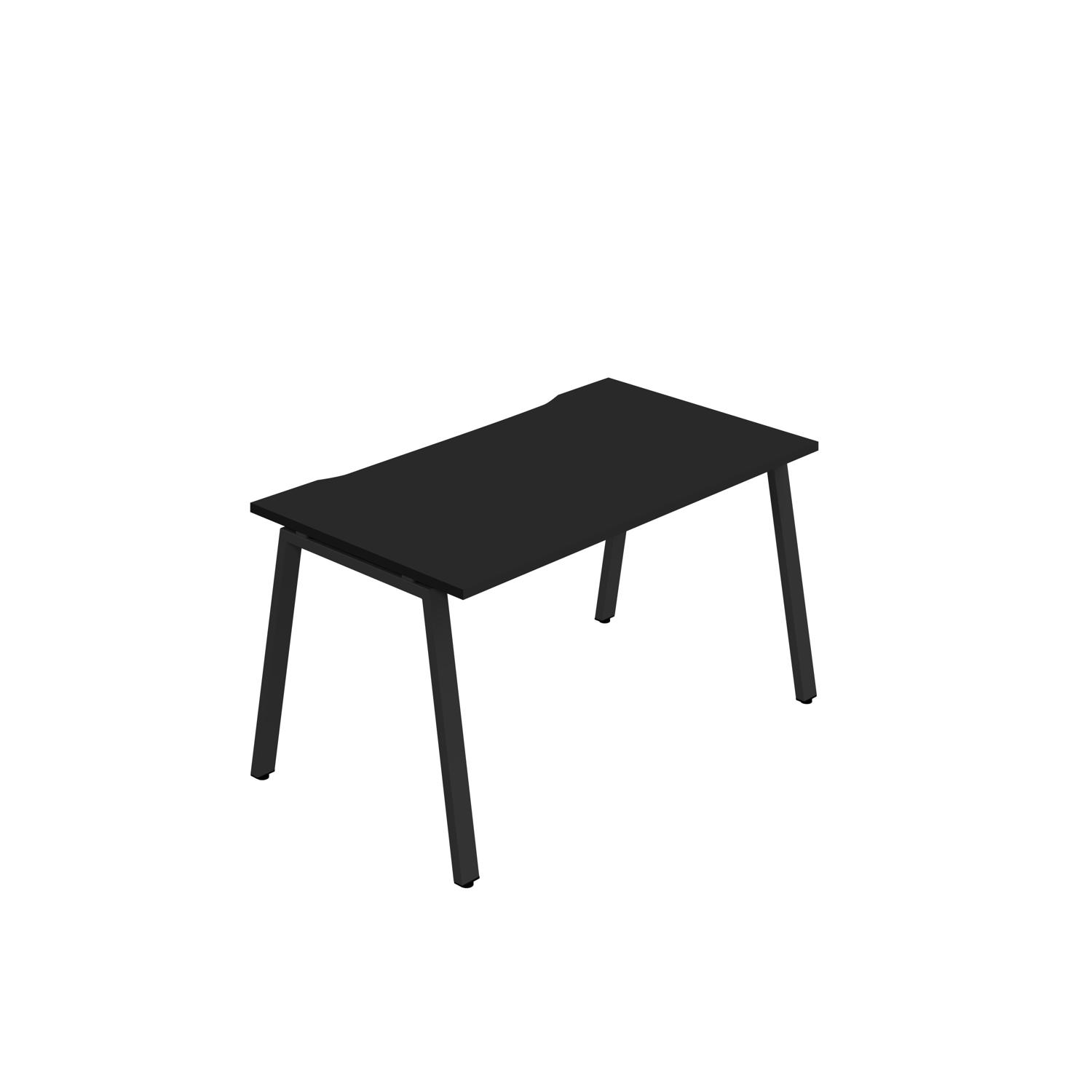 Synergy Bench with Cut Out|1 Person |A-Frame (Black/Black)
