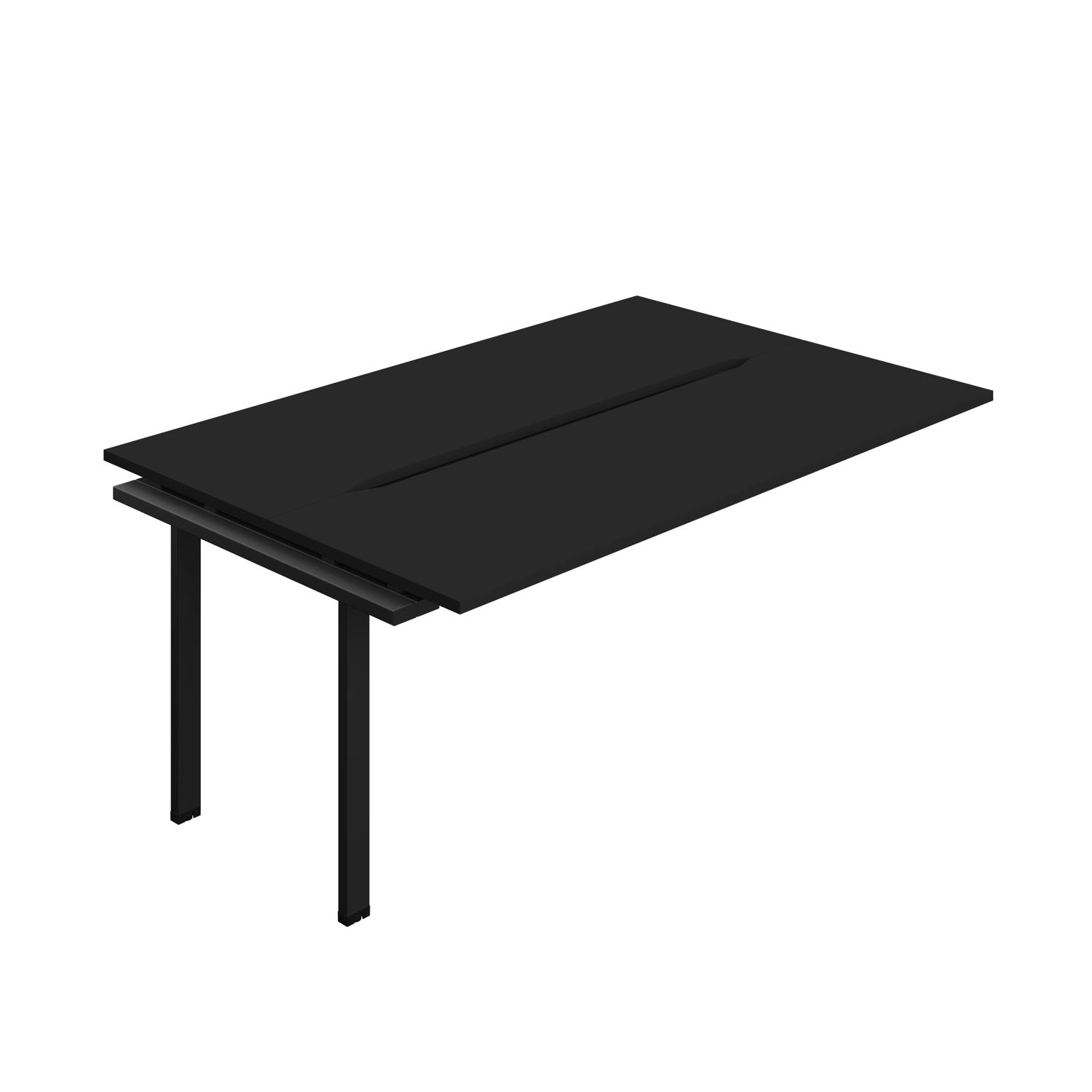 Synergy Bench Extension with Cut Out: 2 Person : 1800 700 Black/Black