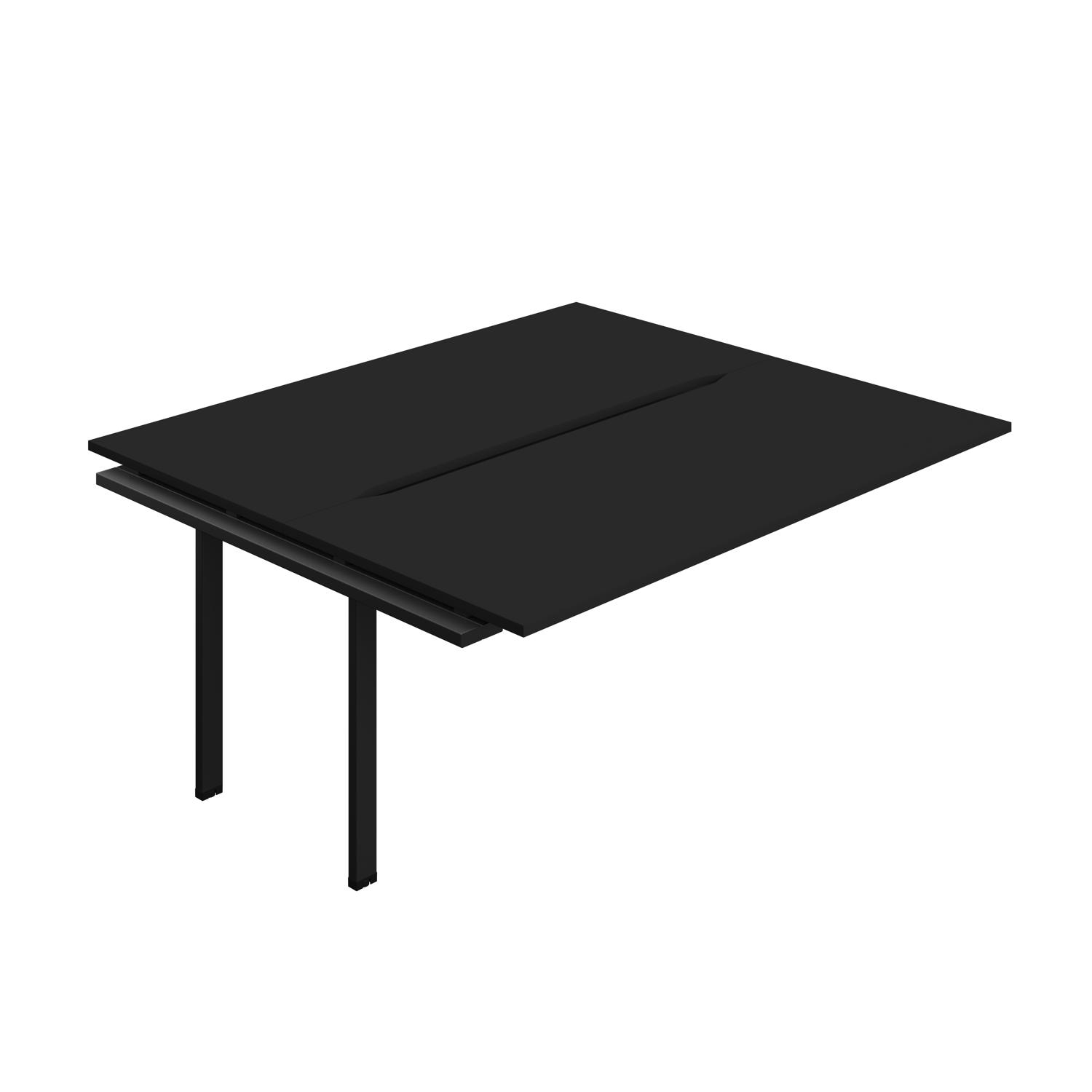 Synergy Bench Extension with Cut Out: 2 Person : 1800 800 Black/Black