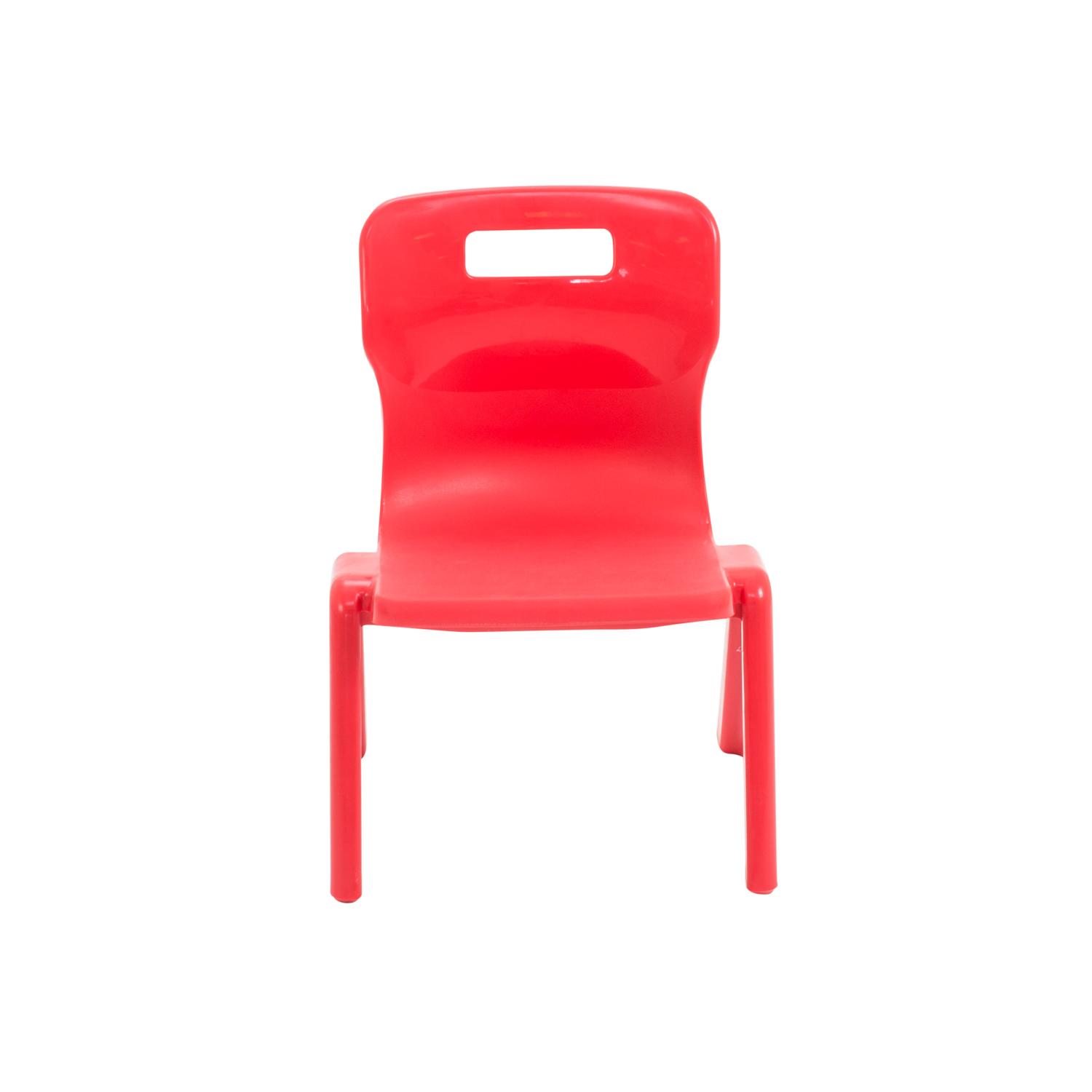 Titan One Piece Chair Size 1 Red