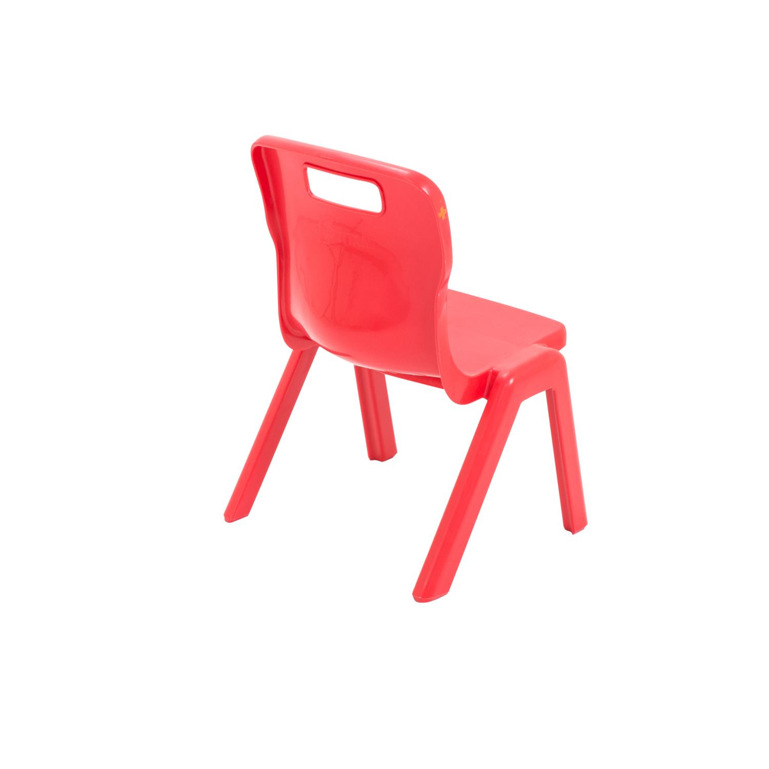 Titan One Piece Chair Size 1 Red