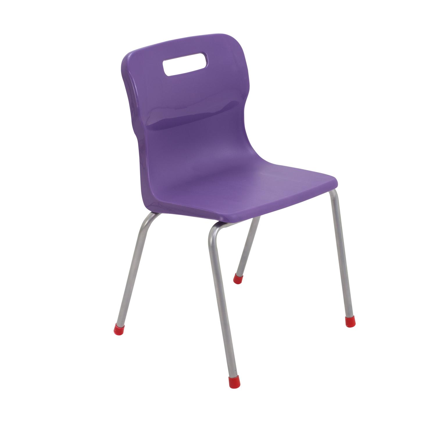 Titan 4 Leg Chair Size 4 Purple