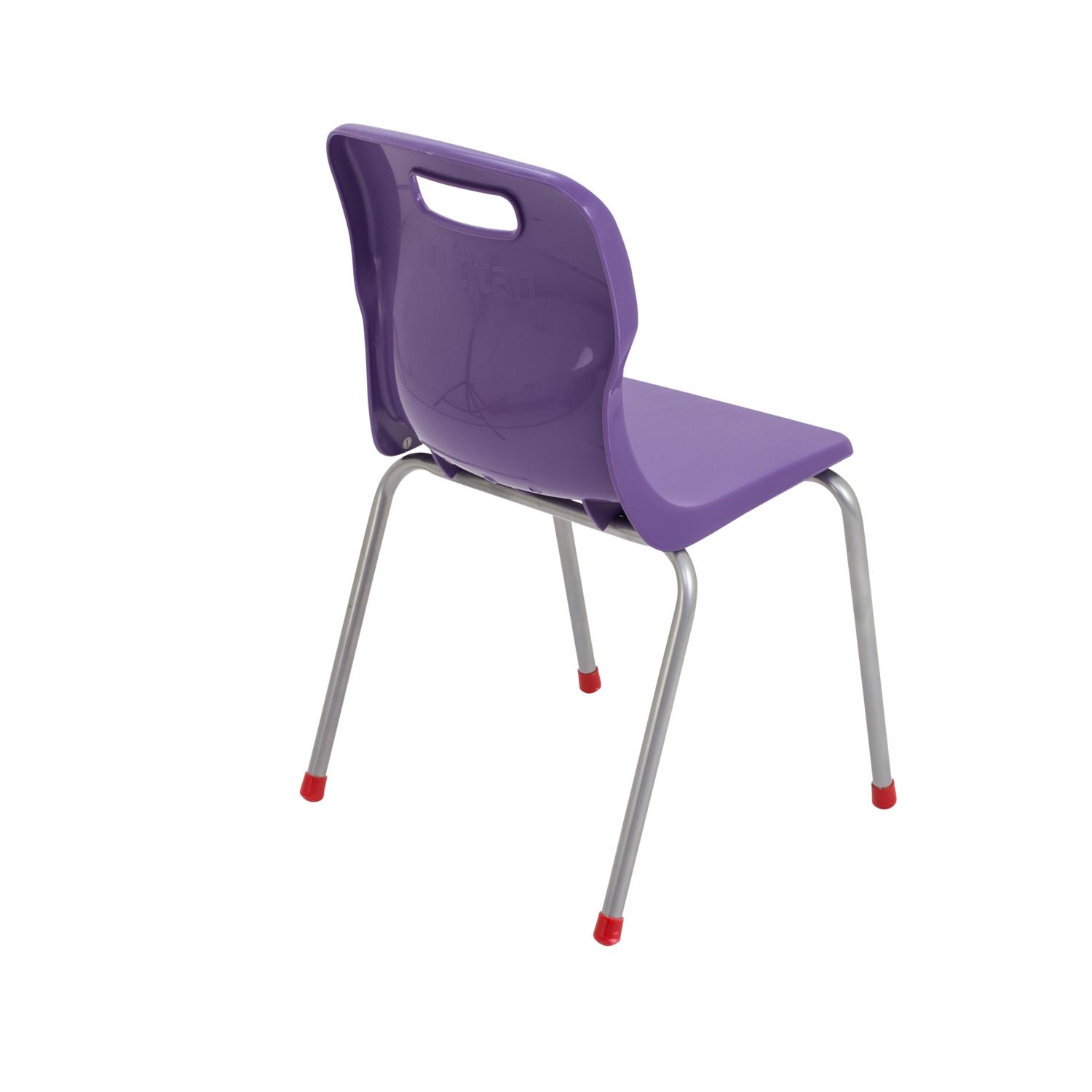 Titan 4 Leg Chair Size 4 Purple