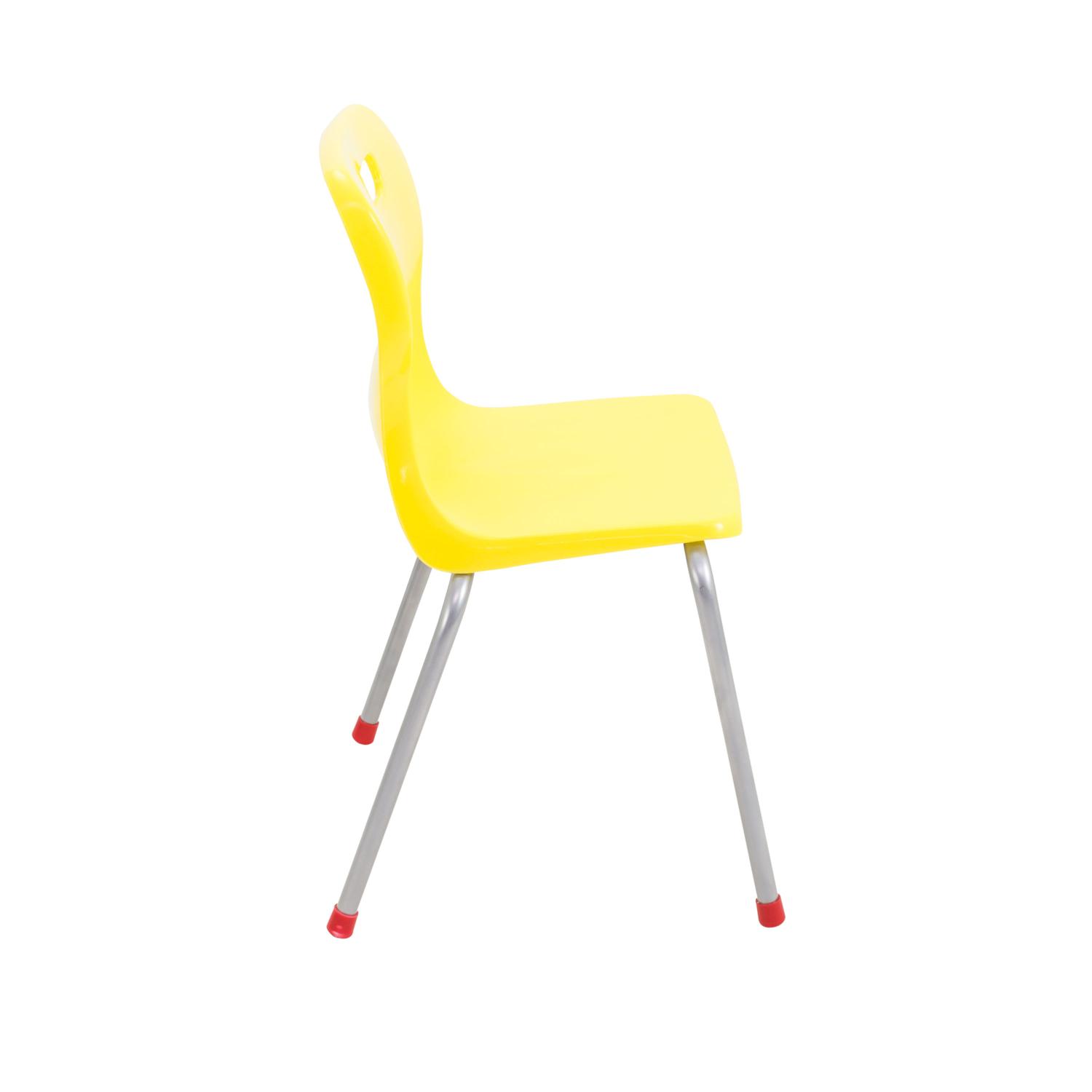 Titan 4 Leg Chair Size 4 Yellow