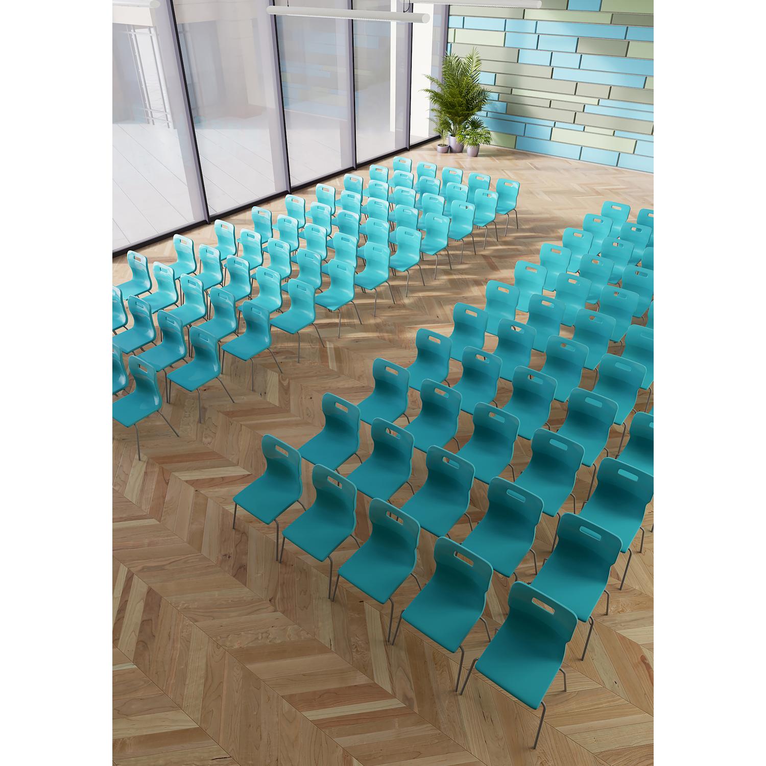 Titan 4 Leg Chair Size 5 Sky Blue