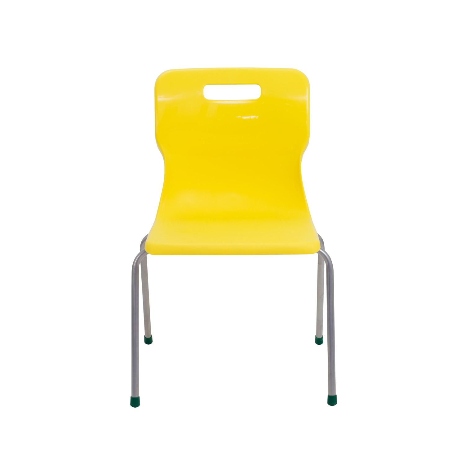 Titan 4 Leg Chair Size 5 Yellow