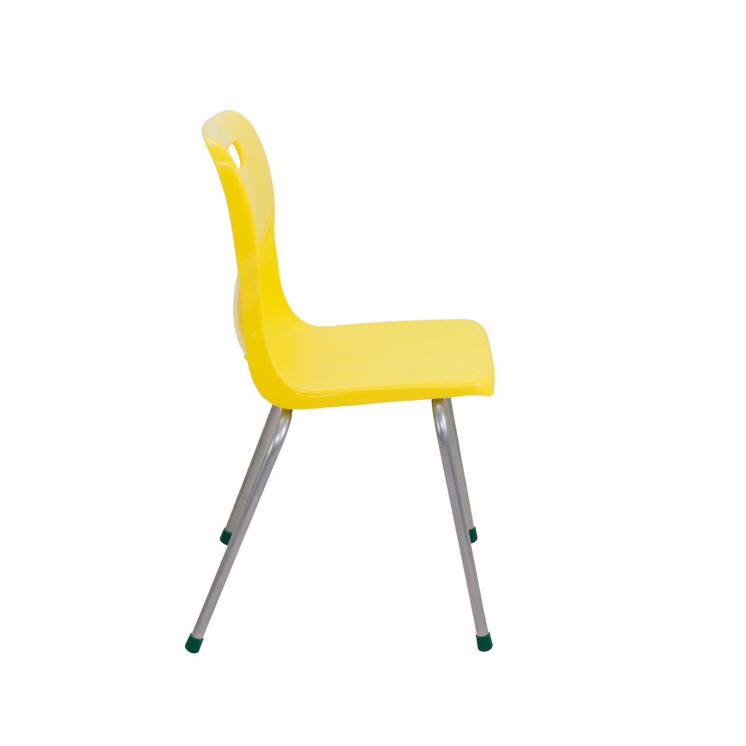 Titan 4 Leg Chair Size 5 Yellow