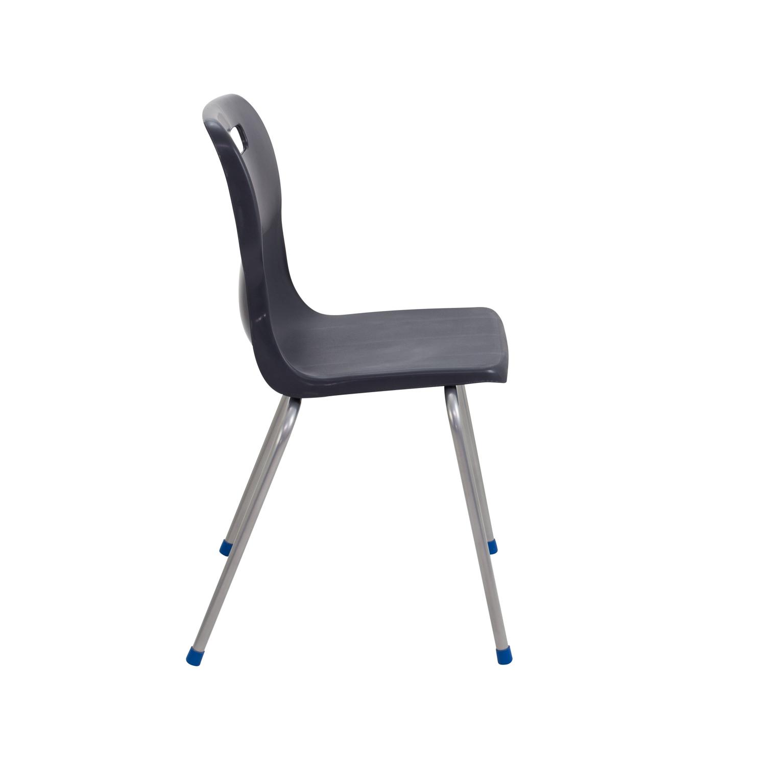 Titan 4 Leg Chair Size 6 Charcoal