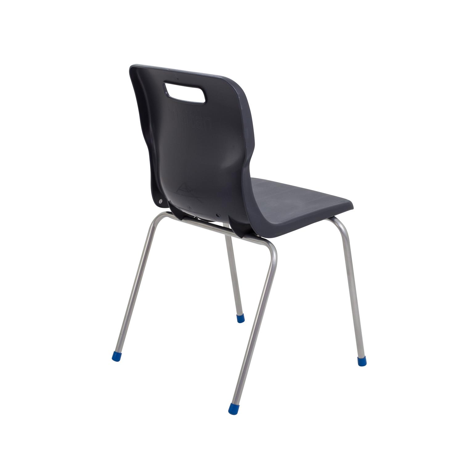 Titan 4 Leg Chair Size 6 Charcoal