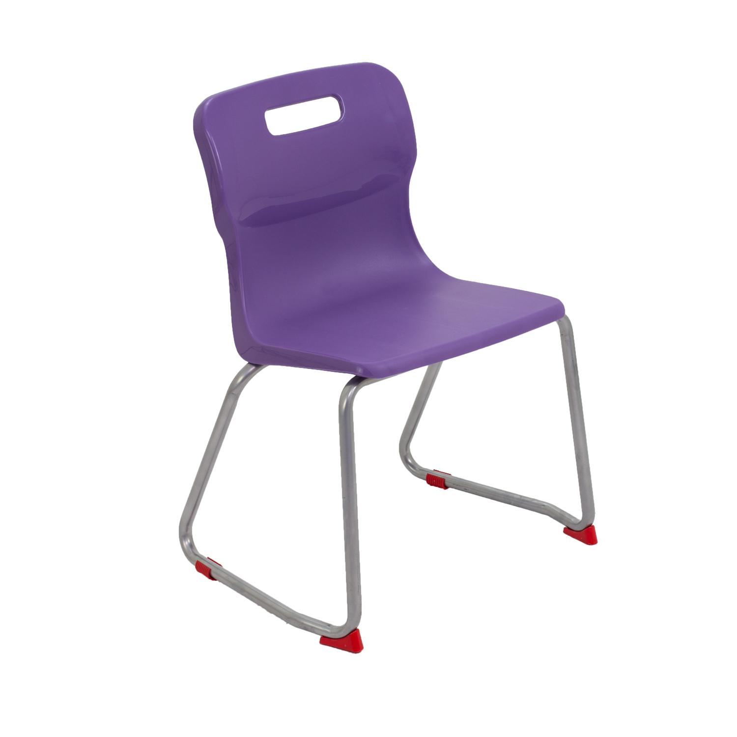 Titan Skid Base Chair Size 4 Purple Titan Skid Base Chair Size 4 Purple
