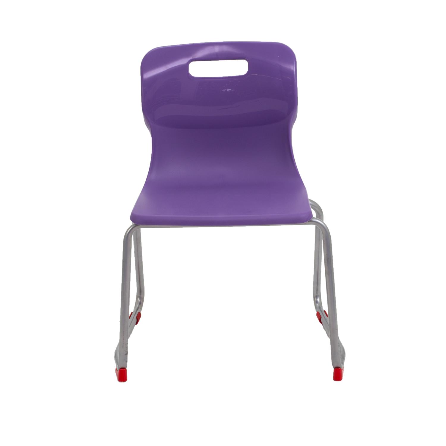 Titan Skid Base Chair Size 4 Purple