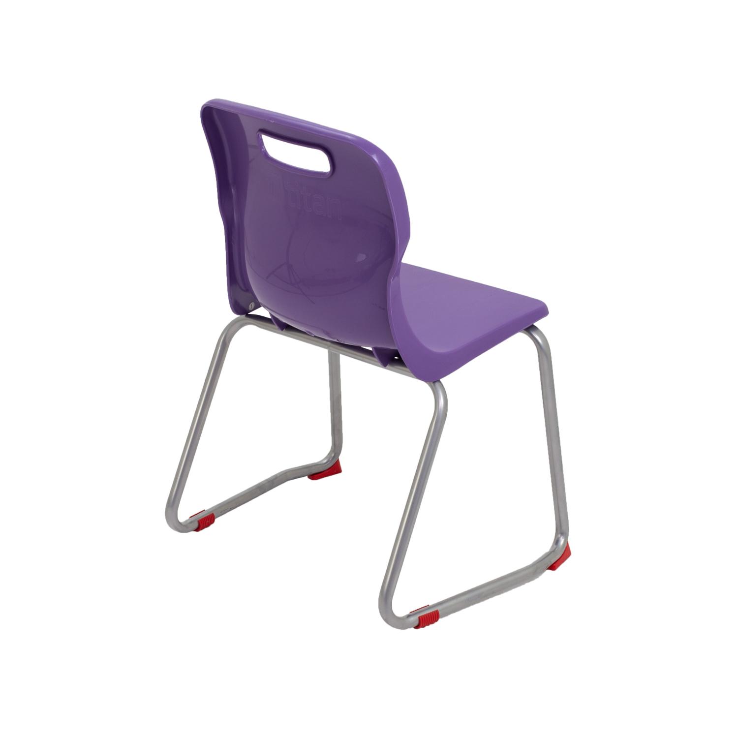 Titan Skid Base Chair Size 4 Purple