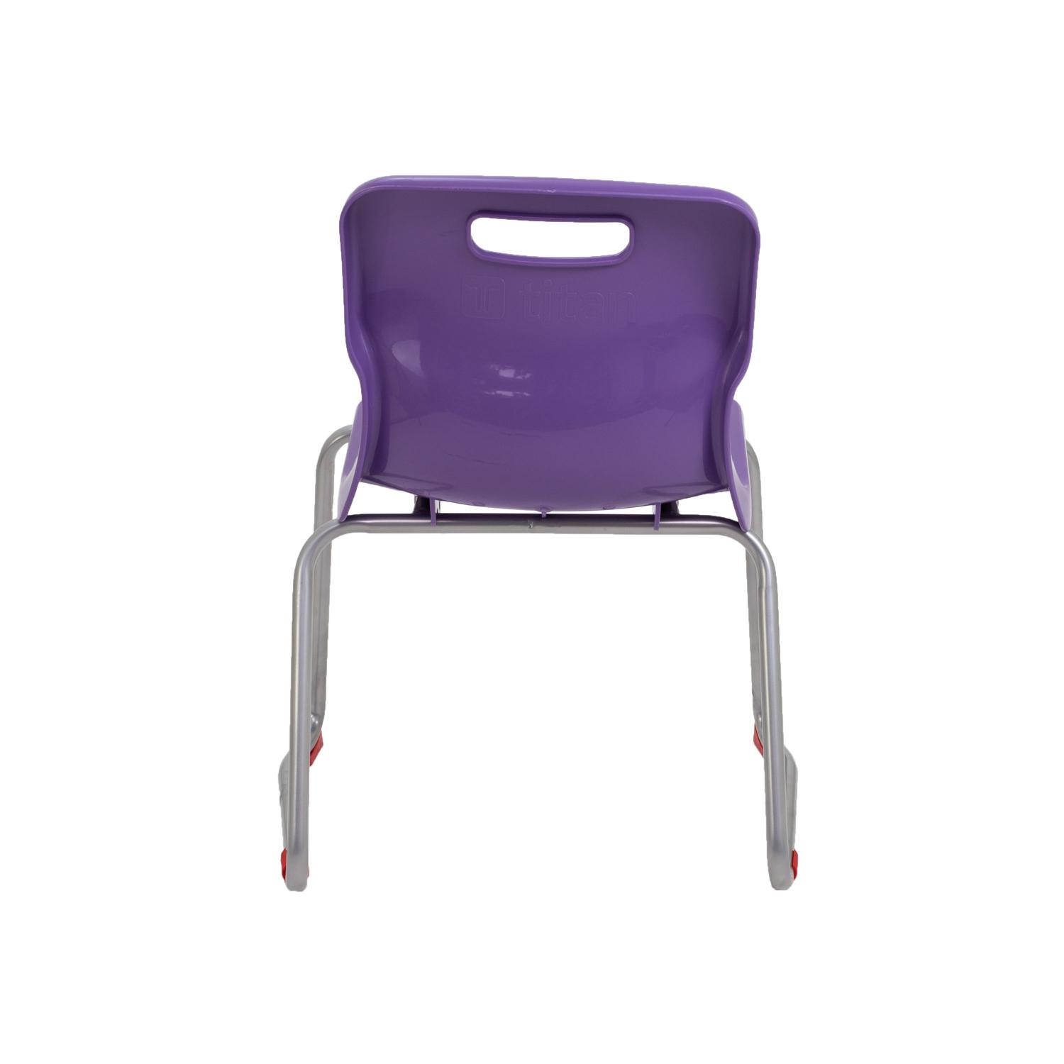 Titan Skid Base Chair Size 4 Purple