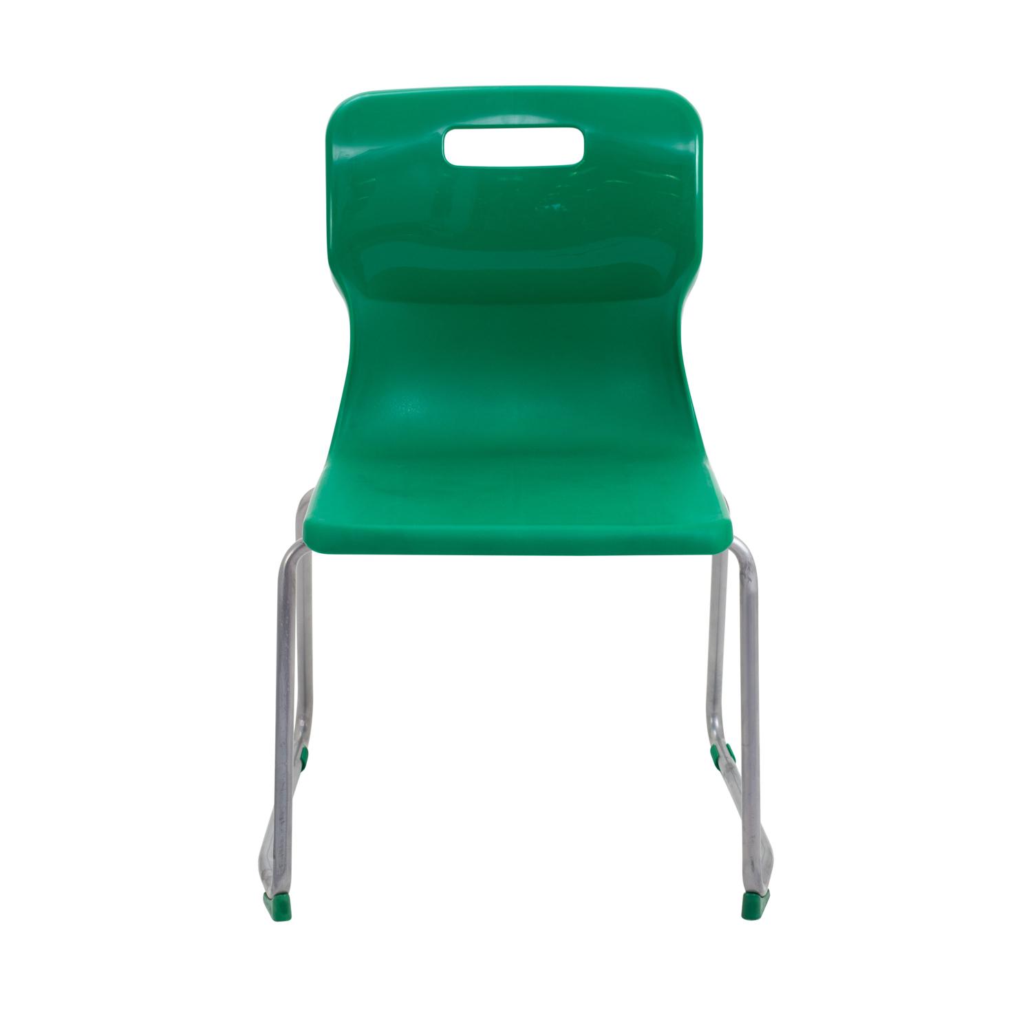 Titan Skid Base Chair Size 5 Green