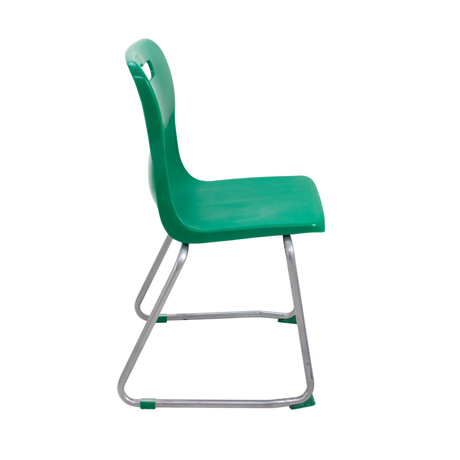 Titan Skid Base Chair Size 5 Green