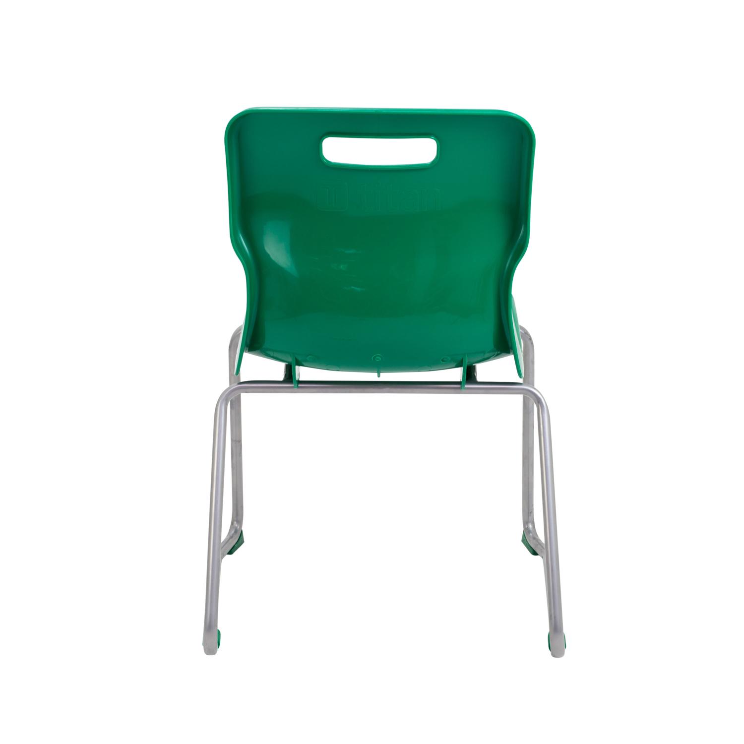 Titan Skid Base Chair Size 5 Green