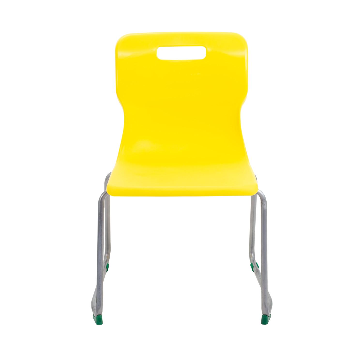 Titan Skid Base Chair Size 5 Yellow